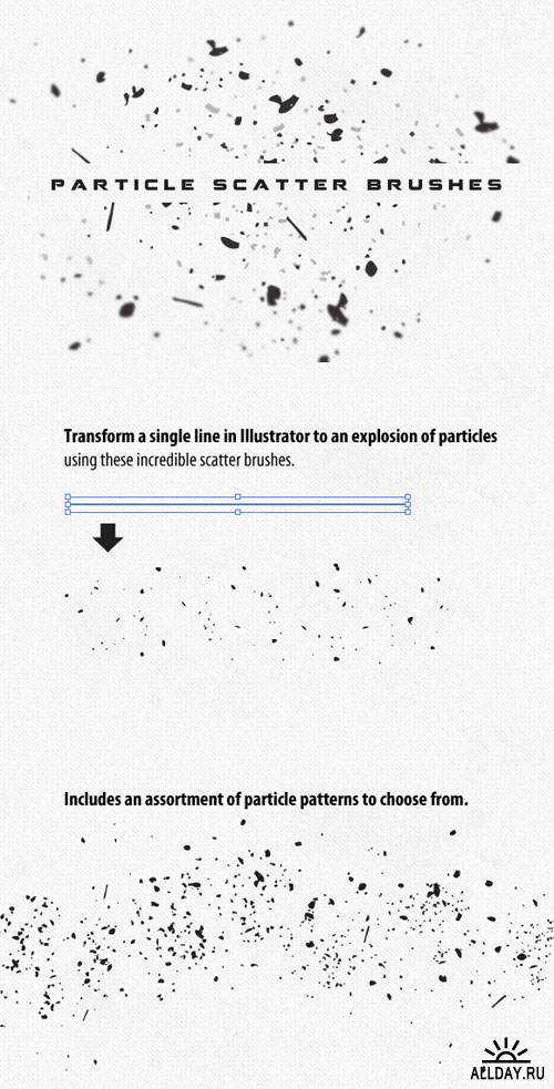 WeGraphics - Vector Particle Scatter Brushes