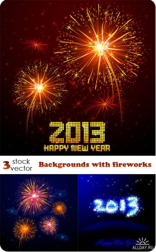   - Backgrounds with fireworks