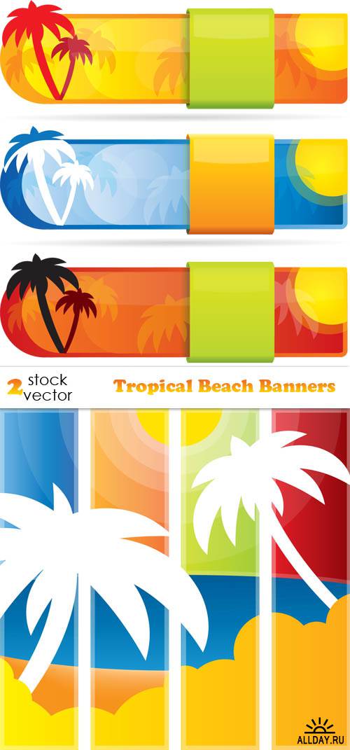  - Tropical Beach Banners