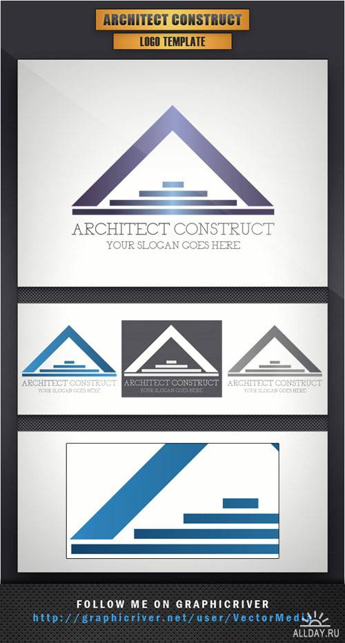 Architect Construct Logo Vector Template