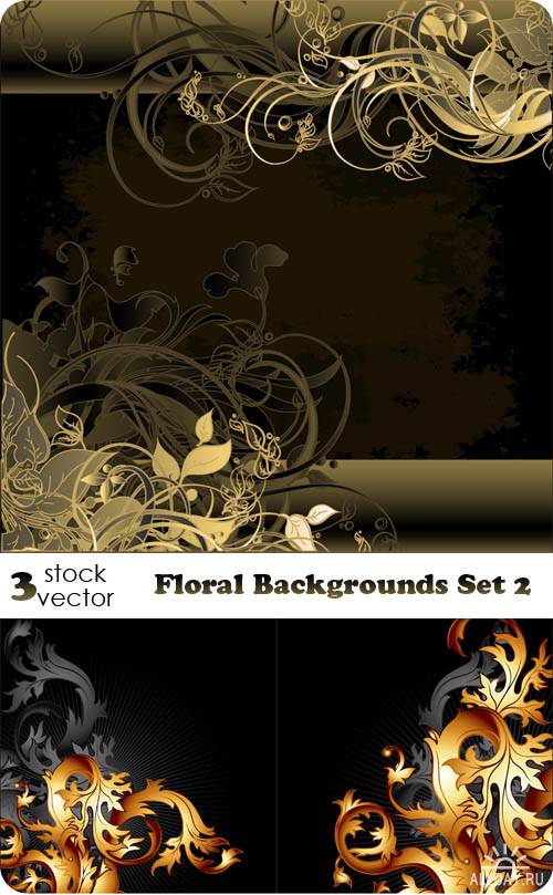   - Floral Backgrounds Set 2