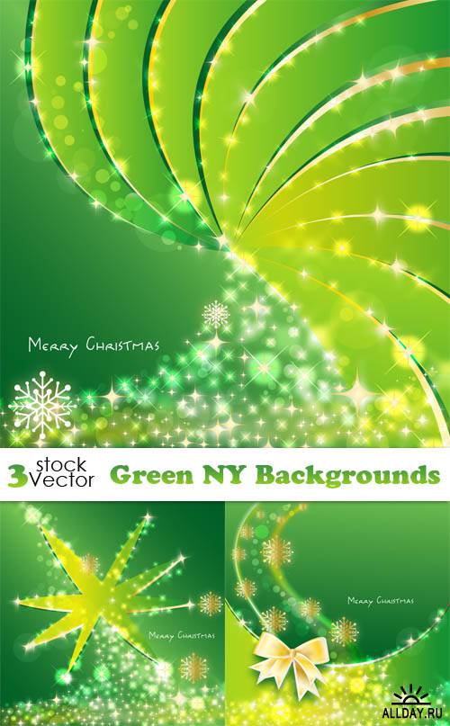 Vectors - Green NY Backgrounds
