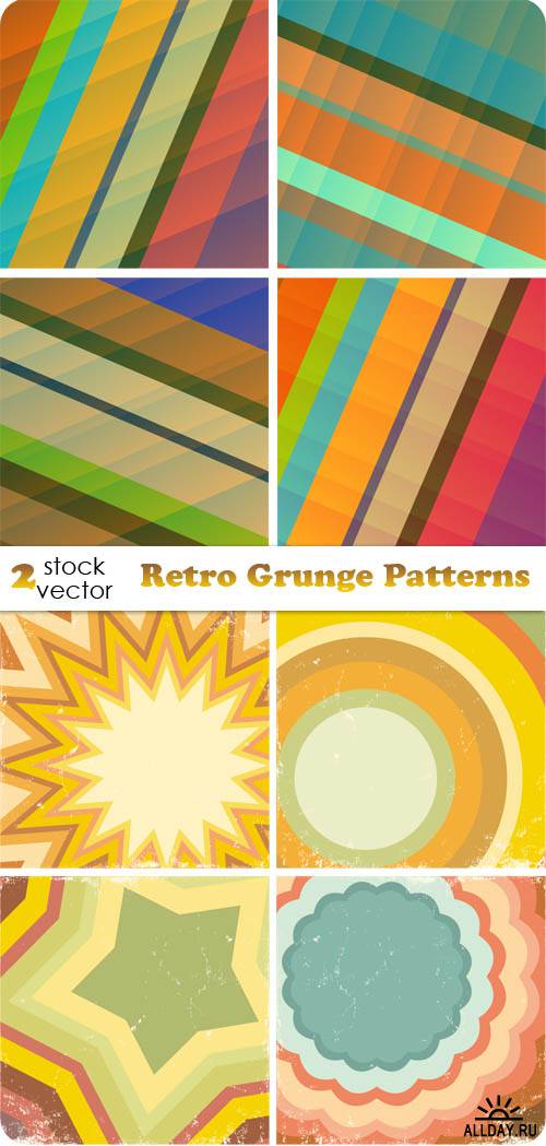   - Retro Grunge Patterns