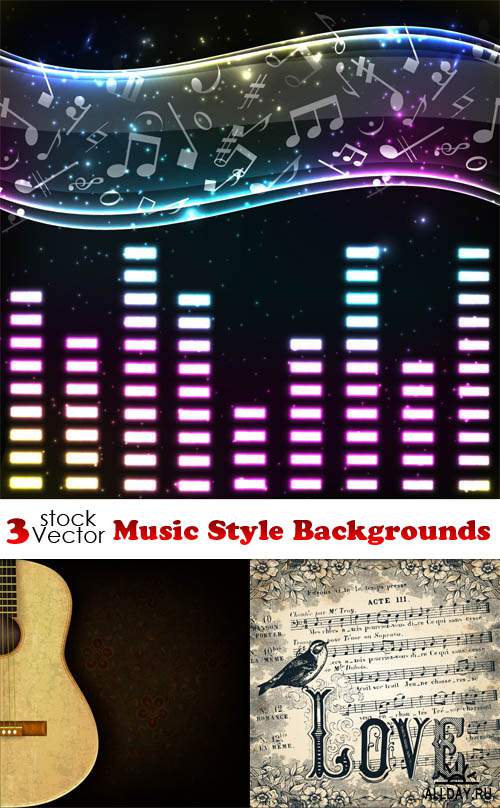 Vectors - Music Style Backgrounds