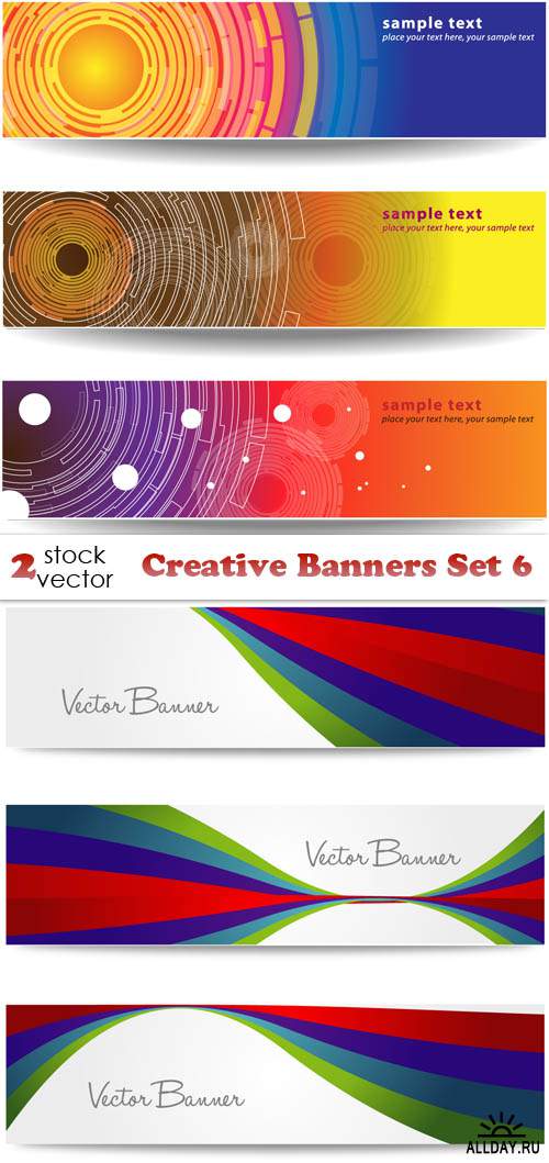   - Creative Banners Set 6