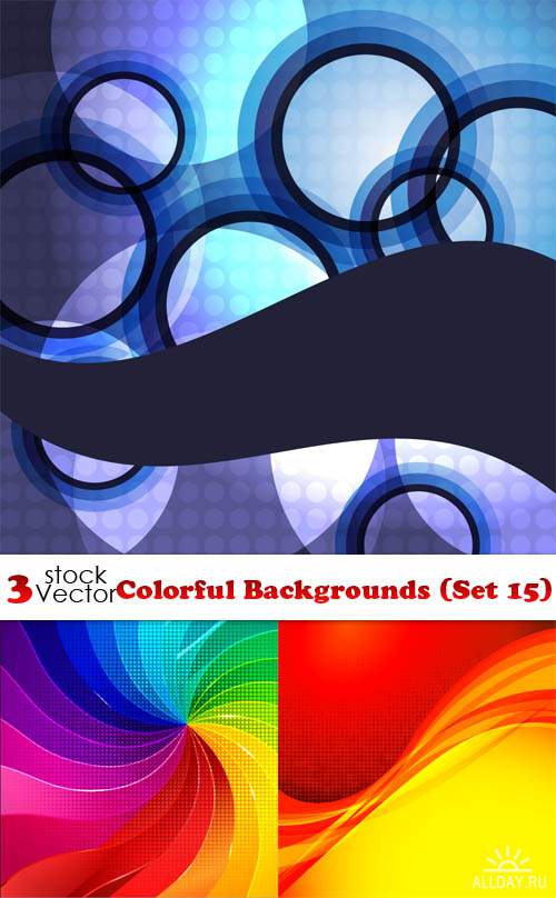 Vectors - Colorful Backgrounds (Set 15)
