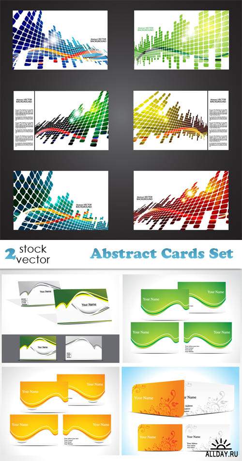   - Abstract Cards Set